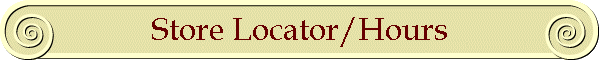 Store Locator/Hours